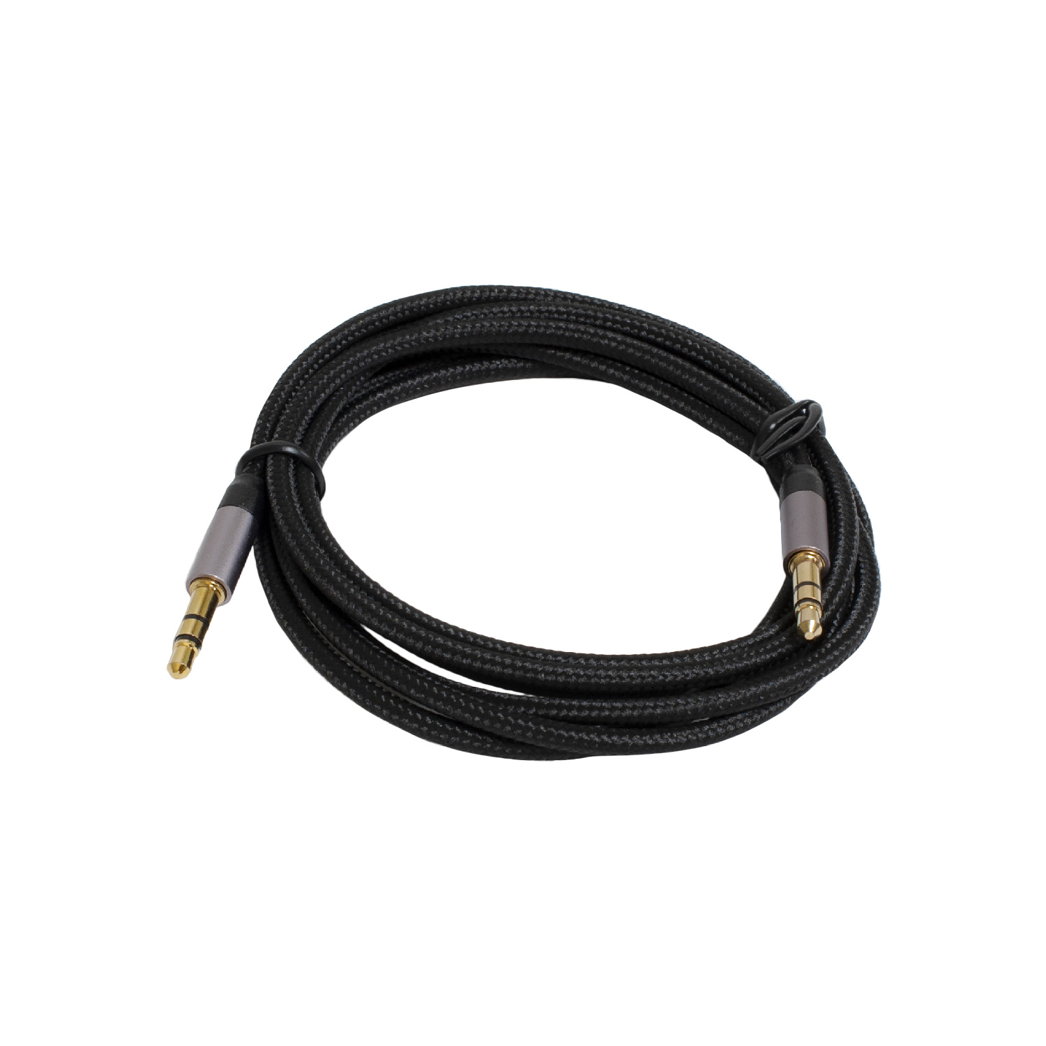 Кабель мультимедійний Jack 3.5mm to jack 3.5mm, M-M, 1,2 м чорний Patron (PN-MUL-J-J-12)